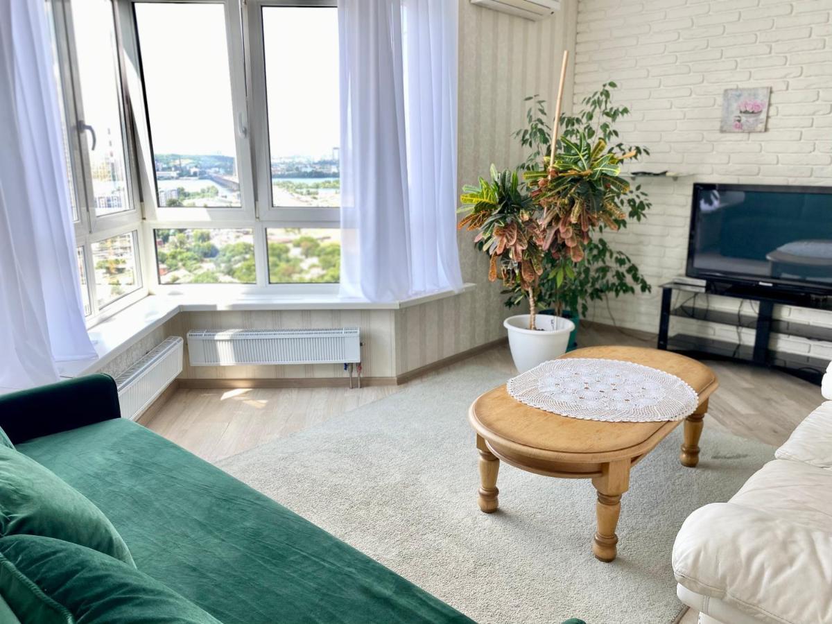 Apartments With Dnipro View Kyiv Exterior foto