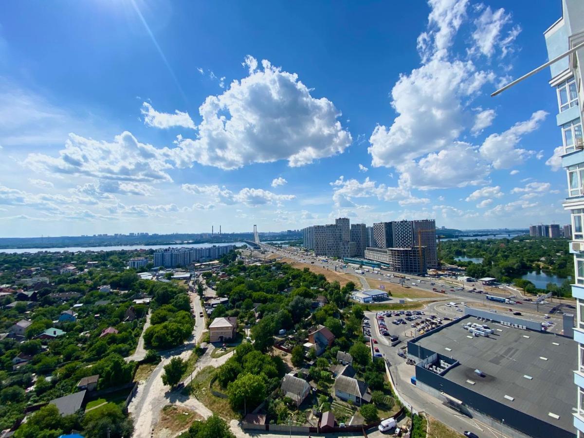 Apartments With Dnipro View Kyiv Exterior foto